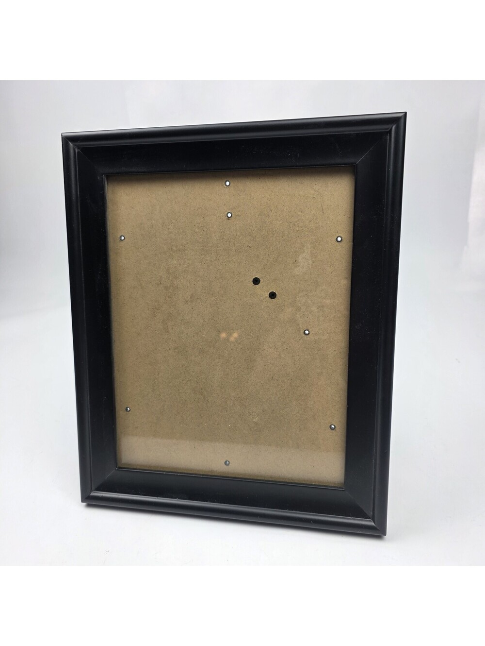 Black Wood Photo Frame 8x11 Landscape Fits 7x10 Photo Clear Glass Matte